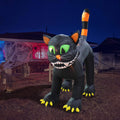 BZB Goods Animated Halloween Inflatable Black Cat, 112 x 43 x 130 inches