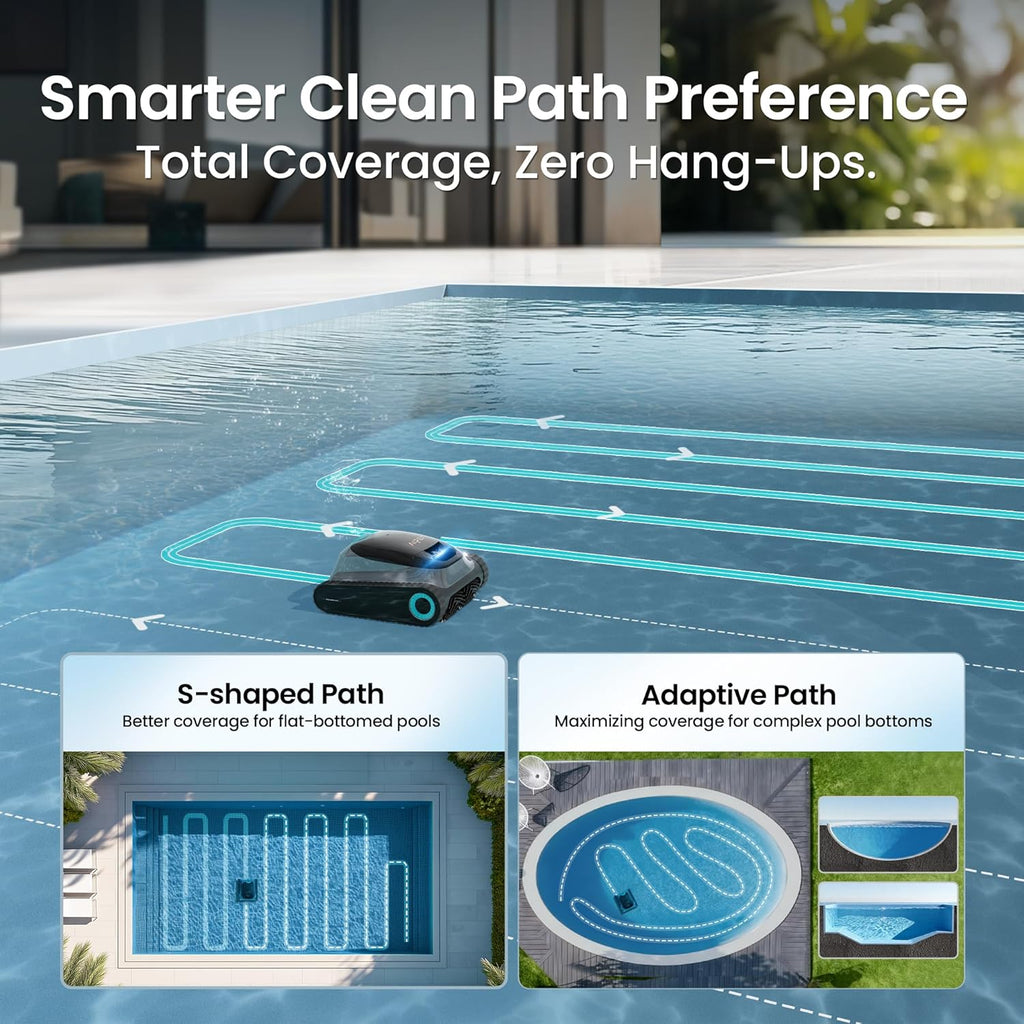 Aiper Scuba S1 Robotic Pool Cleaner With Wall And Waterline Cleaning - S1