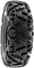 ATV UTV All-Terrain Replacement Tires Set Of 4, 25x8-12 Front And 25x10-12 Rear