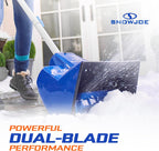 Snow Joe Cordless Electric Snow Shovel Kit 24V 4Ah Battery, Charger, 11in Clearing Width, 400W - 24V-SS11