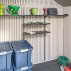 Lifetime Plastic Storage Shed 8 ft. W x 15 ft. D, Desert Sand - 60075
