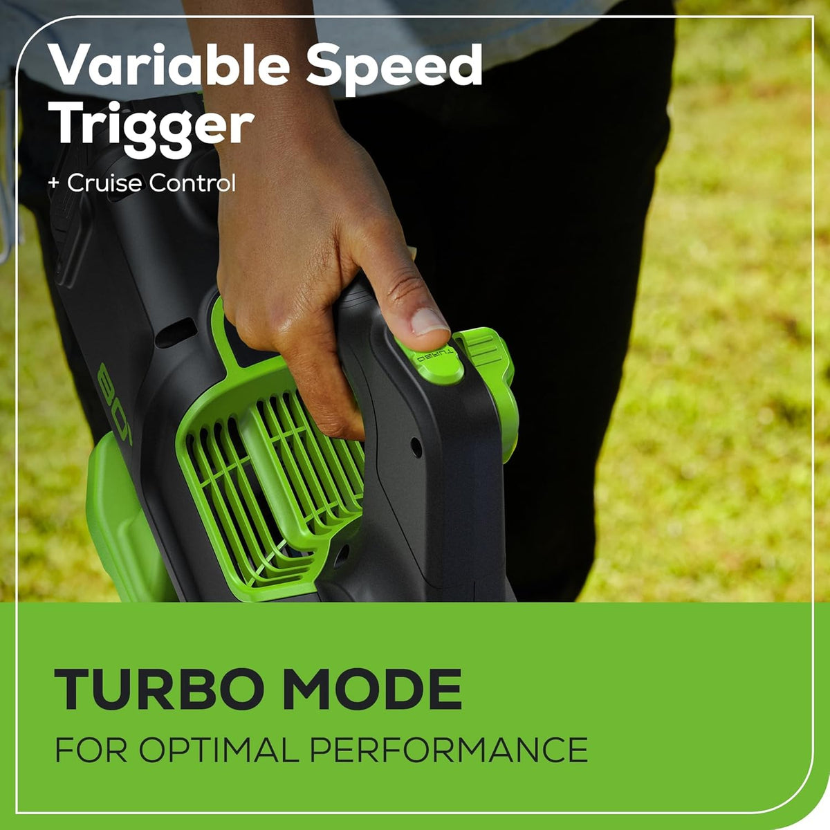 Greenworks 80V Brushless Cordless Leaf Blower, 700 CFM / 170 MPH, 2.5Ah Battery And 40-Min Rapid Charger
