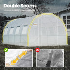 KING BIRD Walk-In Greenhouse 20x10x6.6FT White