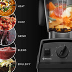 Vitamix Professional Grade Blender, 64 oz Low-Profile Container, Black - 65542