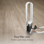 Dyson Purifier Cool Gen1 Air Purifier Fan, White, 8.66in D x 8.66in W x 41.34in H - TP10 664609-01