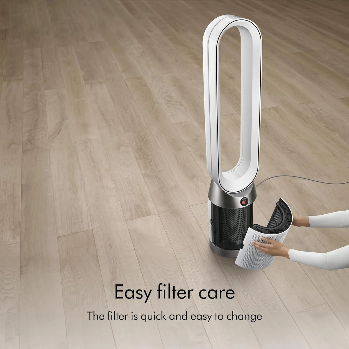 Dyson Purifier Cool Gen1 Air Purifier Fan, White, 8.66in D x 8.66in W x 41.34in H - TP10 664609-01