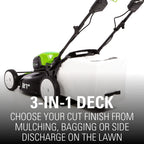 Greenworks 80V Cordless 21 in Self-Propelled Brushless Lawn Mower