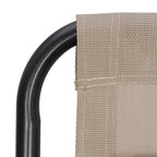 HomGarden Steel Zero-Gravity Chair 2 Pack - Beige