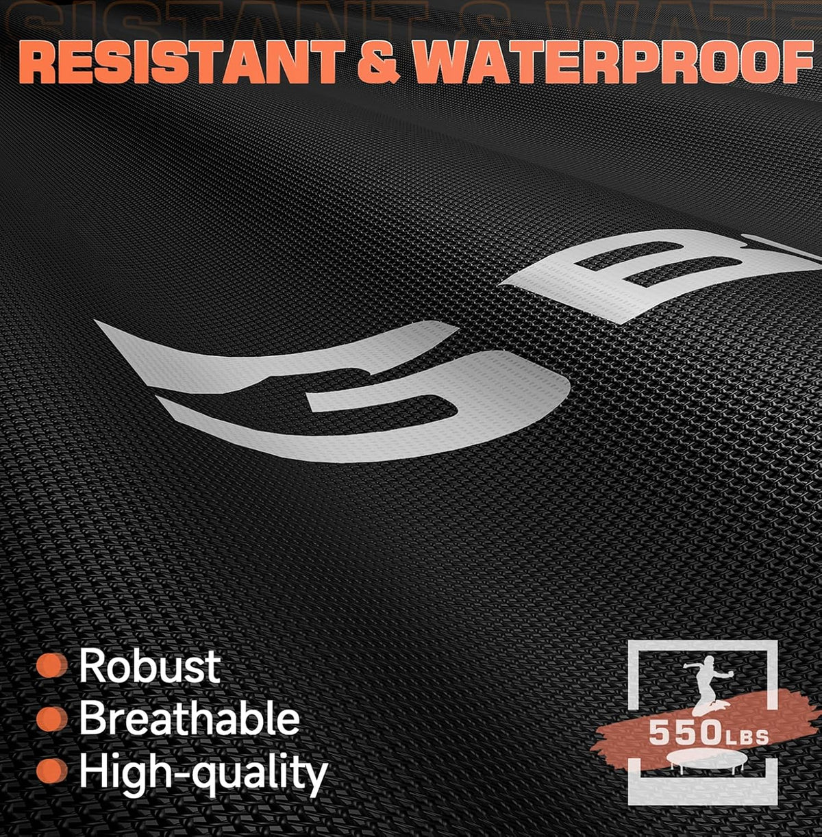 BCAN Foldable Fitness Trampoline 40in/48in, 450/550 LBS Capacity