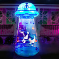 Joiedomi 9ft Tall Halloween Inflatable UFO Yard Decoration