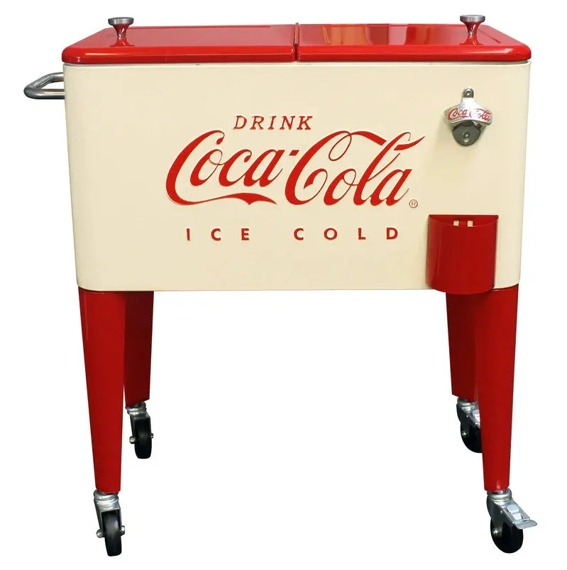 Leigh Country Coca-Cola Metal Outdoor Patio Cooler, 60 Qt - CP 98111