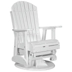 Poly Lumber Adirondack Swivel Glider Chair - 30W x 28D x 44H