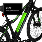 Hyper Bicycles 29 Inch 36V Electric Mountain Bike For Adults, 250W, Black