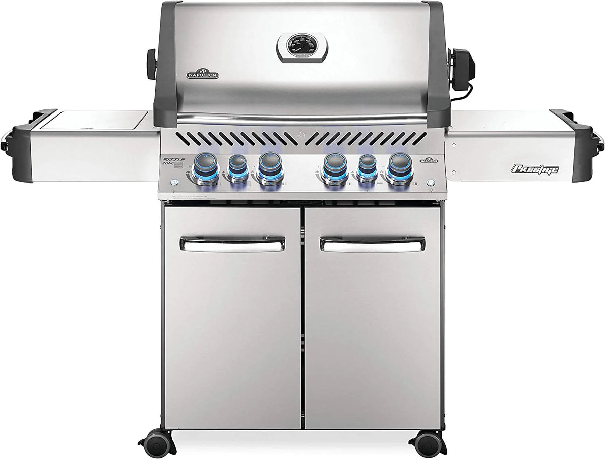 Napoleon Prestige 500 RSIB Propane Gas Grill With Infrared Side And Rear Burners, Stainless Steel - P500RSIBPSS-3