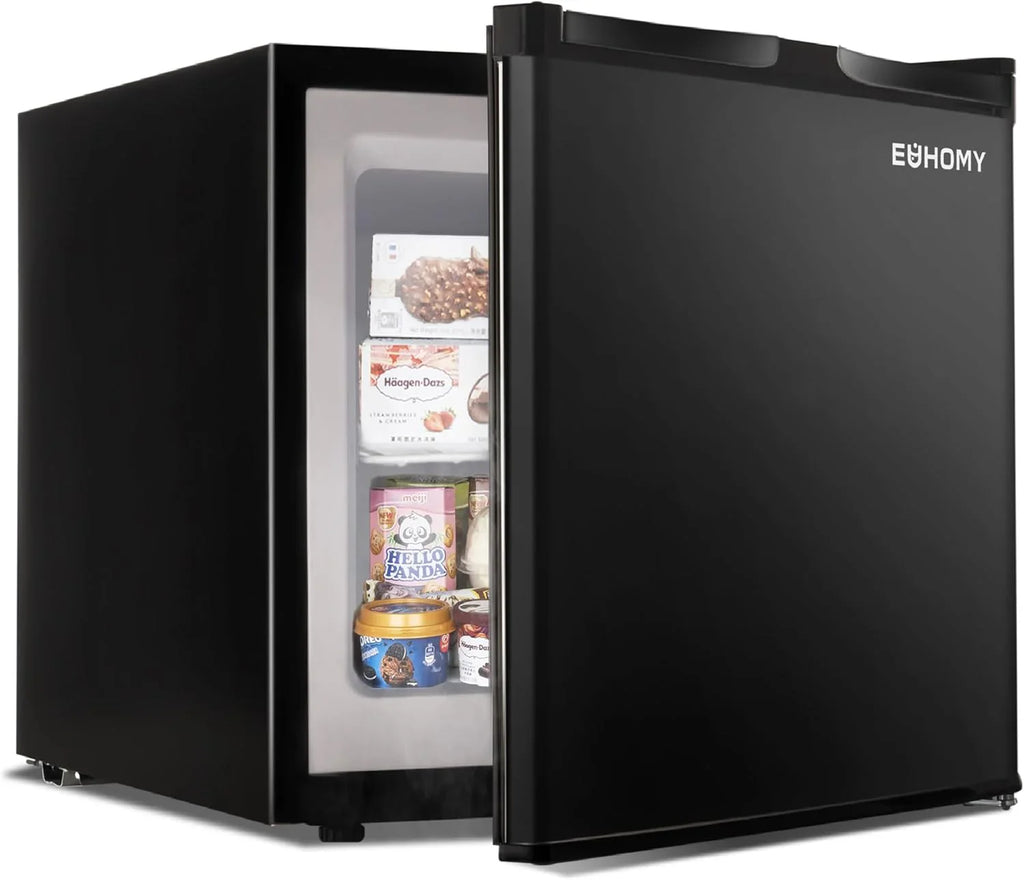 Euhomy Upright Compact Mini Freezer, 3.0 Cubic Feet, Single Door With Reversible Door