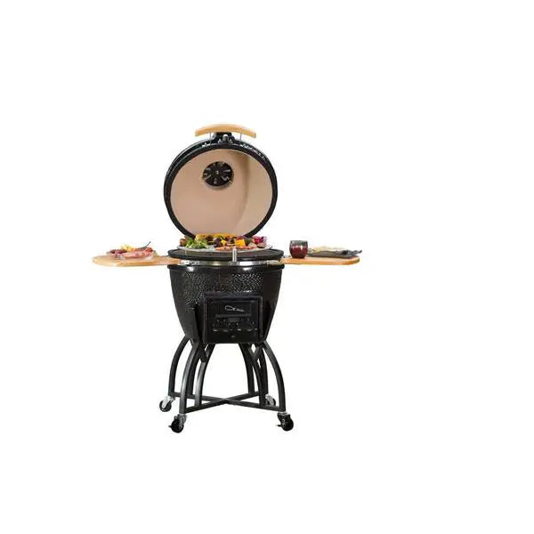 Vision Grills Kamado S-Series 22in Ceramic Charcoal Grill - Black