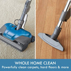 Kenmore Bagged Canister Vacuum Cleaner, Blue - HEPA, 2 Motors, 4 Cleaning Tools