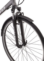 Schwinn Network 6c Hybrid Bike, 21 Speed, 19.5 Inch Frame, 700c Wheels, Gray