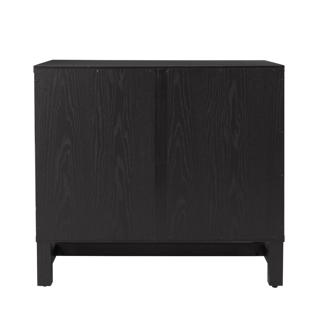 Better Homes & Gardens Juliet Arch Door Kitchen Cabinet, Rich Black, 36 W x 20 D x 32 H - BHS336249972035 / BHS536249972003