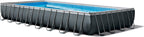 Intex Ultra XTR Rectangular Above Ground Pool Set, 216in L x 108in W x 52in H, Blue - 26355EH