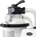 Intex Krystal Clear 16 Inch 3,000 GPH Above-Ground Pool Sand Filter Pump - 26651EG