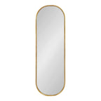 Capsule Framed Wall Mirror, 16x48, 18x24, 22x34, 24x36, Black, Bronze, Gold, Gray, Silver, Antique-Bronze