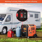 AIVOLT Dual Fuel Portable Inverter Generator, 11250 Watts
