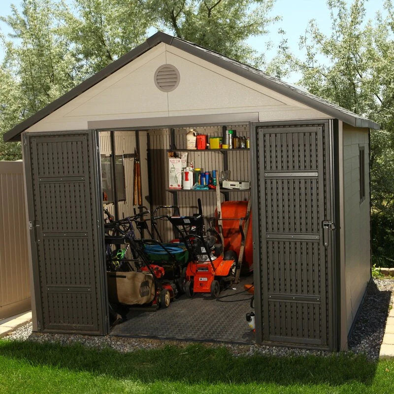 Lifetime Plastic Storage Shed 11 ft. W x 11 ft. D - 6433