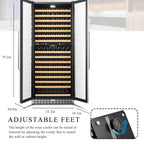 Lanbo 32 Inch 287 Bottle Dual Zone Compressor Freestanding Wine Refrigerator - LW328DD