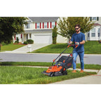 BLACK+DECKER 10 Amp 15 in Corded Electric Lawn Mower - BEMW472BH