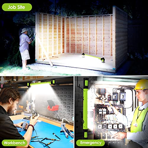 Ropelux Rechargeable Magnetic Underhood Work Light, 2500LM, 5200mAh