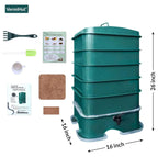 TiaGOC Plus 5-Tray Worm Compost Bin