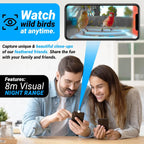 sainlogic Smart Bird Feeder With 1080P Camera, 2.5L Capacity, Light Blue - Smart Bird Feeder With Camera-1