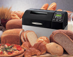 Zojirushi Home Bakery Supreme Breadmaker, 2-Pound, Black, 8.5in D x 16.87in W x 12.25in H