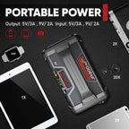 Portable Car Battery Jump Starter With Air Compressor, 1500Amp 12V, 150 PSI - JA300
