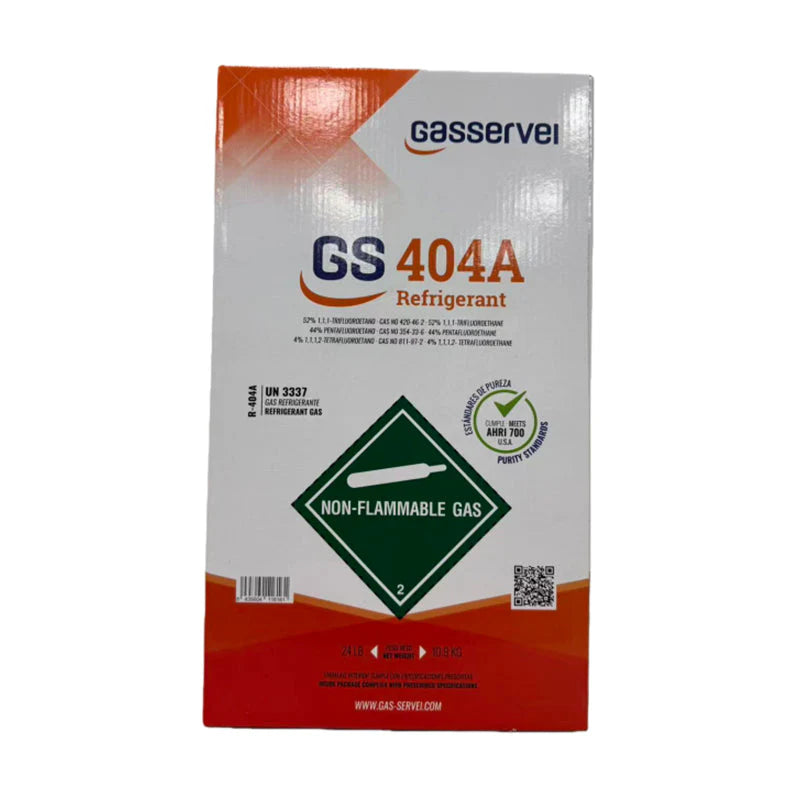 Gasservei (GS) R404A Refrigerant Gas 24LB - R-404A