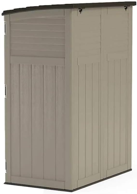 Suncast Resin Vertical Outdoor Storage Shed, 6x4, 54 cu. ft.