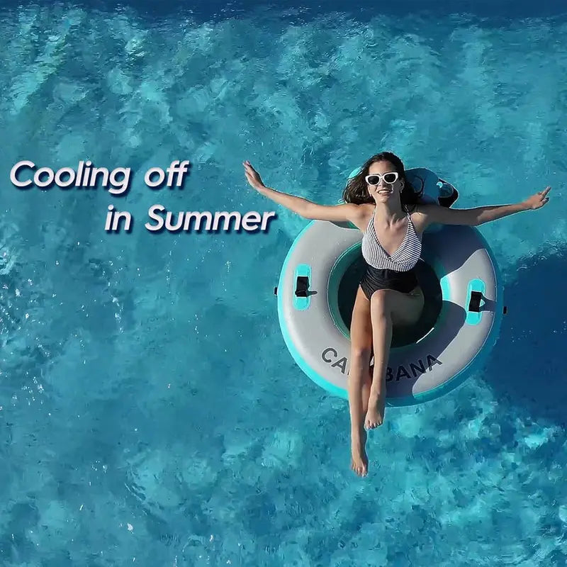 Inflatable Floating Ring Hammock And River Tube - 6-Circle, 8-Circle, 10-Circle Or 3-6-Circle