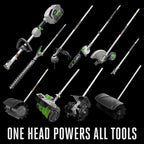 EGO Power+ Multi-Head Snow Shovel Kit With 56V 4.0Ah ARC Lithium Battery - MSS1203