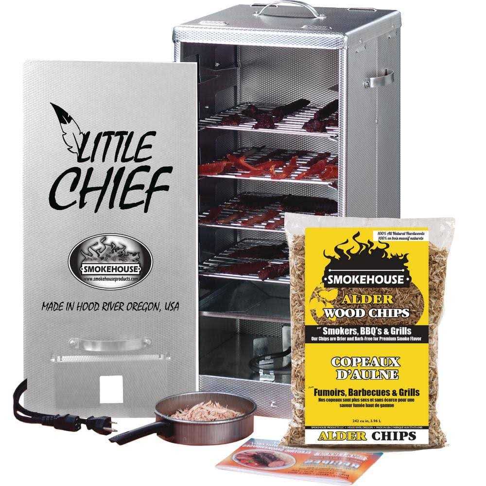 Smokehouse Little Chief Front Load Electric Smoker, 250-Watt, 4 Grills