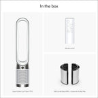 Dyson Purifier Cool Gen1 Air Purifier Fan, White, 8.66in D x 8.66in W x 41.34in H - TP10 664609-01