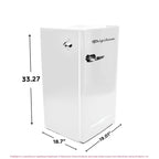 Frigidaire Retro Bar Fridge, 3.2 Cu. Ft., Pink, 65-Watt - EFR376-C-PINK