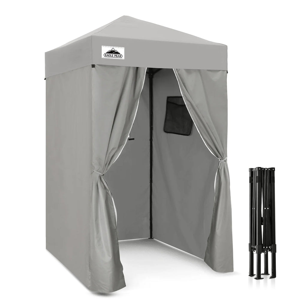 EAGLE PEAK Ultra Compact 4 ft x 4 ft Pop-Up Changing Room Canopy - Flex