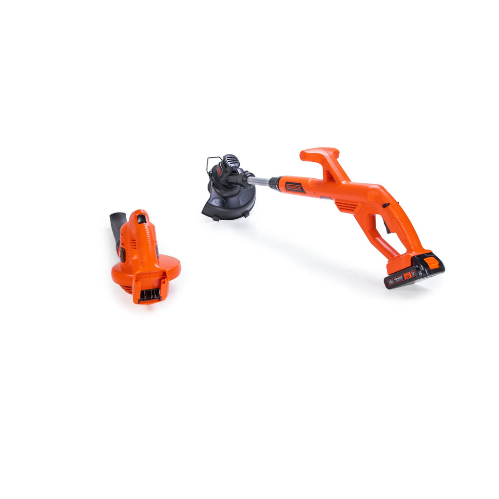 BLACK+DECKER 20V MAX Lithium 10 In. String Trimmer/Edger And Hard Surface Sweeper Combo Kit - LCC221