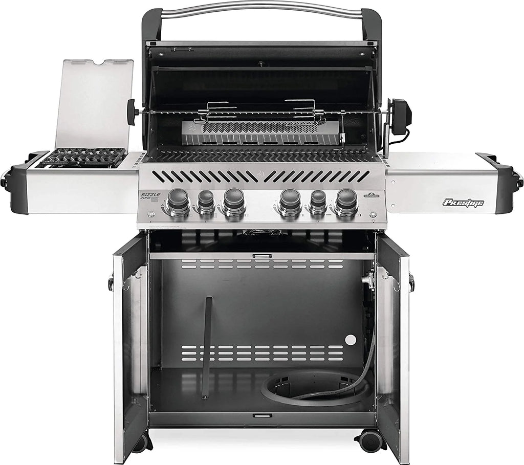 Napoleon Prestige 500 RSIB Propane Gas Grill With Infrared Side And Rear Burners, Stainless Steel - P500RSIBPSS-3