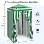 EAGLE PEAK Ultra Compact 4 ft x 4 ft Pop-Up Changing Room Canopy - Flex
