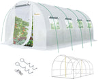 KING BIRD Walk-In Greenhouse 20x10x6.6FT White