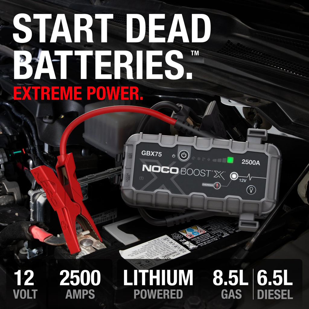 NOCO Boost X GBX75 2500A 12V UltraSafe Portable Lithium Jump Starter - GBX75