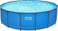 Bestway Steel Pro MAX Round Above Ground Pool, 15 ft x 48 in, Blue - Steel Pro MAX
