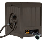 Suncast Water-Powered Auto Rewind Yard Hose Reel, Java, 125-Foot 5/8-Inch Capacity - 2 Pack